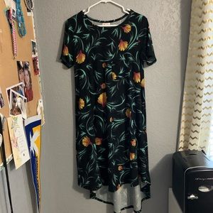 LuLaRoe Hawaiian Carly dress/ XS